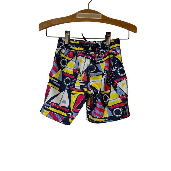 JANIE AND JACK Boy’s Nautical Swim Trunks / Size: 2T - Picture 2 of 8